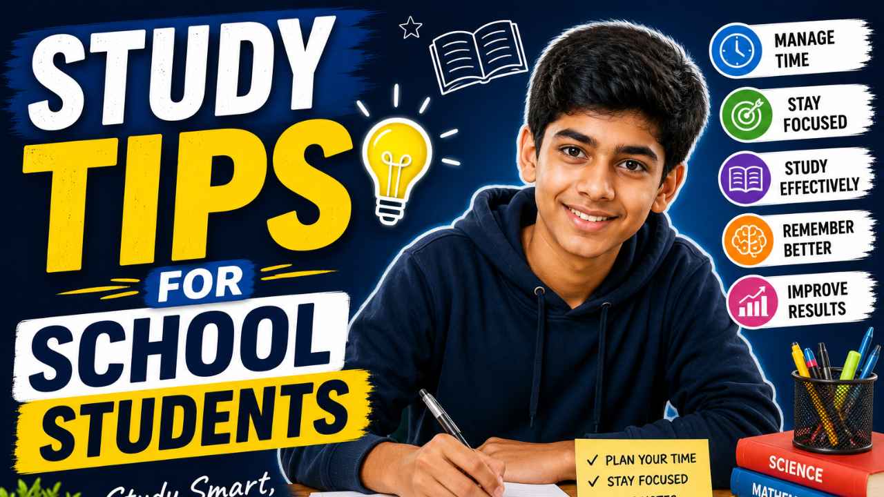 Study Tips for School Students: A Complete and Practical Guide to Effective Learning